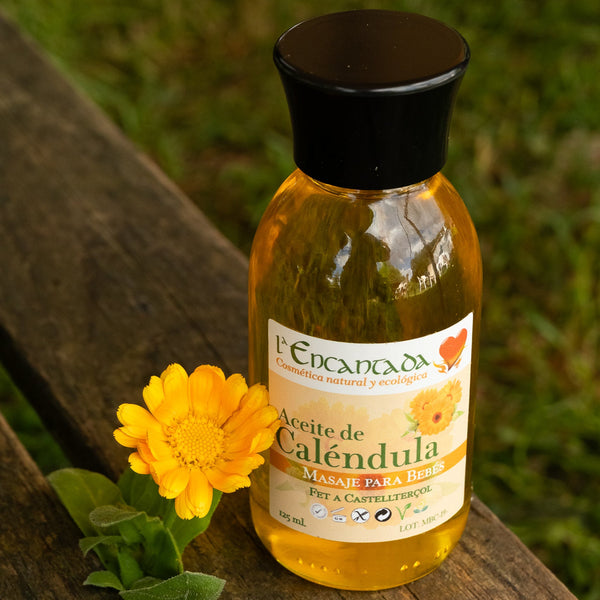 Aceite de Caléndula para nuestros hijos
